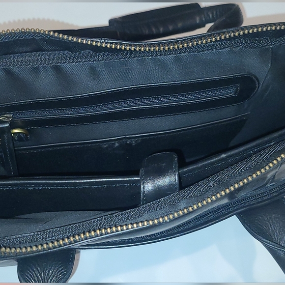 NWT Leather Work Bag - Picture 3 of 4